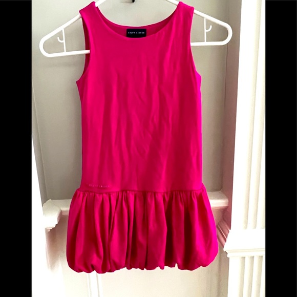 Ralph Lauren Girl pink Bubble Dress Size S (7) - Picture 1 of 4
